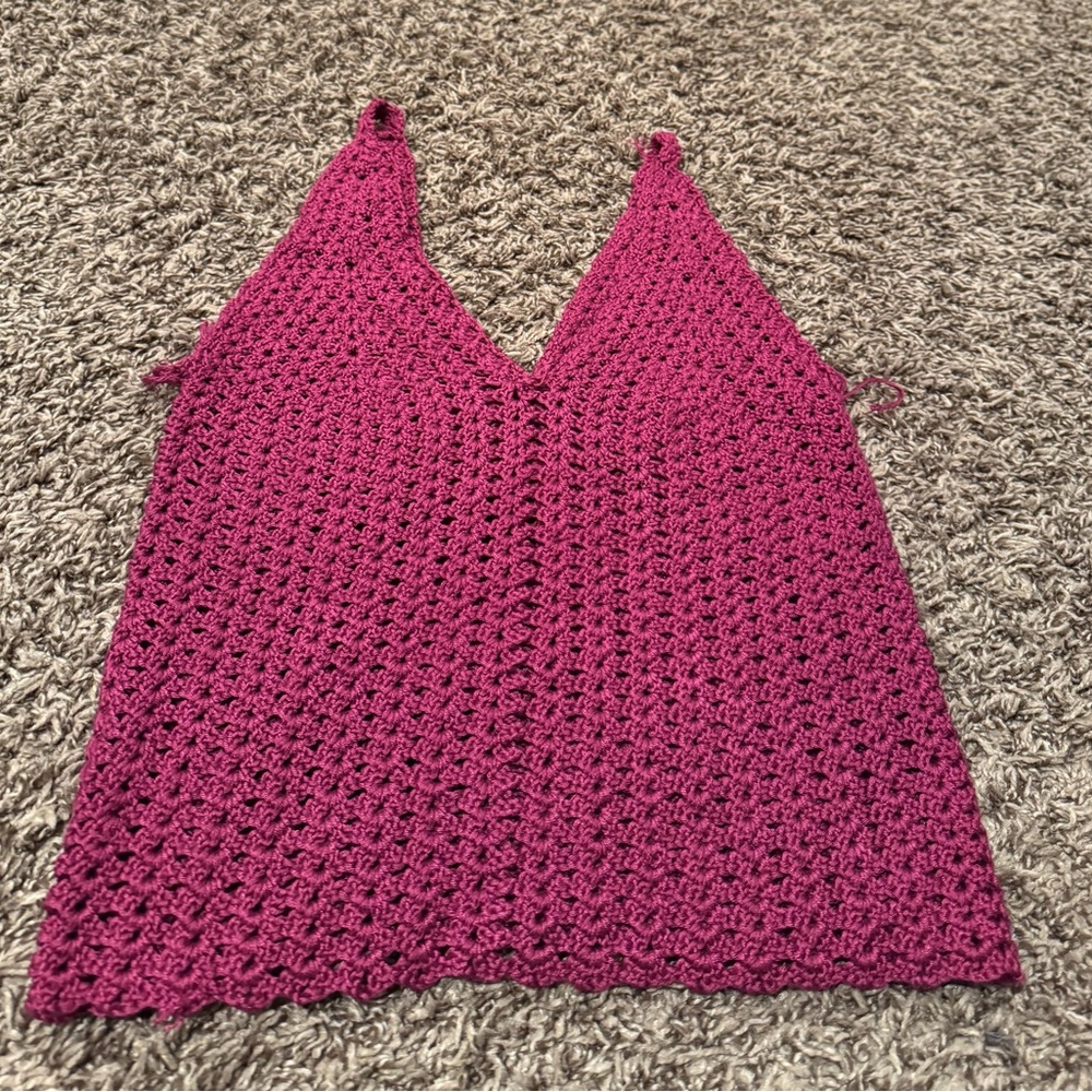 Crochet crop top